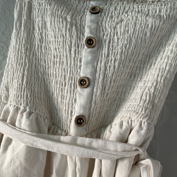 garage white extra small strapless romper 🤍 - Picture 6 of 7